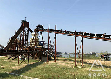 时产600吨的玄武岩生产线