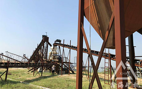 时产600吨的玄武岩生产线