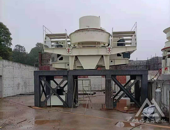 花岗岩制砂生产线现场