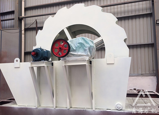 轮斗式洗砂机