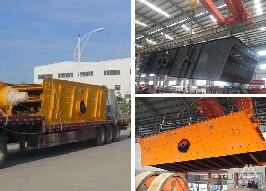 圆振动筛发货现场