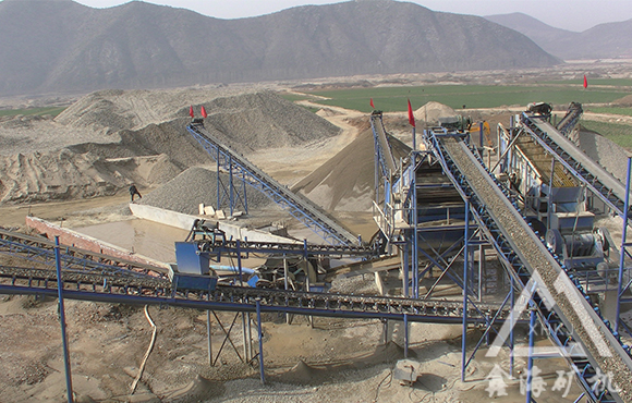 鹅卵石制砂生产线